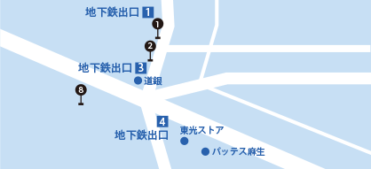 麻生駅からのバスアクセス