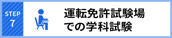 STEP7 運転免許試験場での学科試験