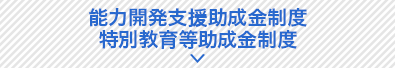 能力開発支援助成金制度　特別教育等助成金制度